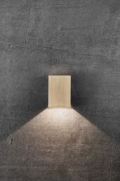 Nordlux Modern Outdoor Wall Light Brass Brass Intergrated LED Coastal/Marine Safe - Mains Powered, IP54 in Gold - thumbnail 8
