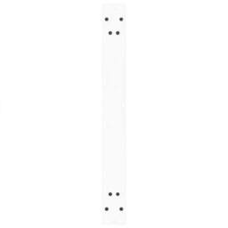 Berkfield Home Dining Table Legs V-Shape 3 pcs White 100x(72-73.3) cm Steel - thumbnail 7