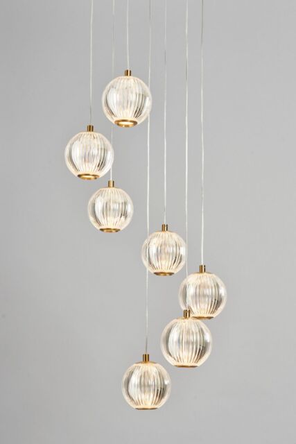 BHS Lighting Rimi Cluster Pendant Ceiling Light in Gold - image 1