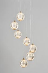 BHS Lighting Rimi Cluster Pendant Ceiling Light in Gold