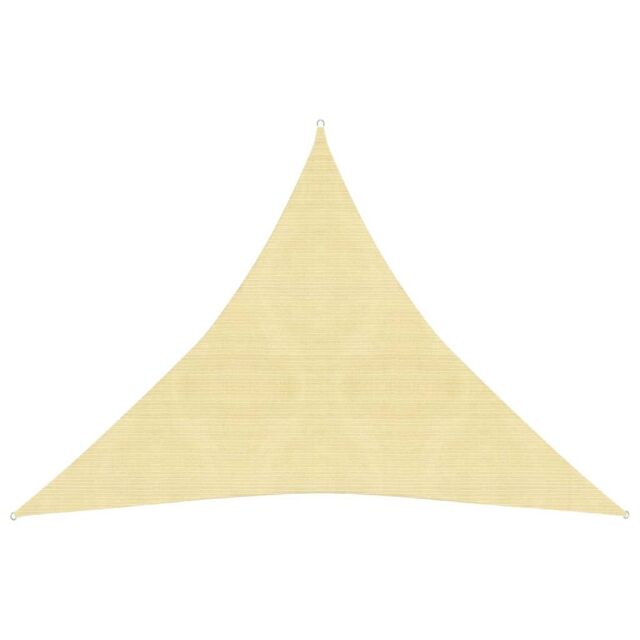 Berkfield Home Sunshade Sail 160 g/m ² Beige 4.5x4.5x4.5 m HDPE - image 1