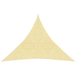 Berkfield Home Sunshade Sail 160 g/m ² Beige 4.5x4.5x4.5 m HDPE - thumbnail 1