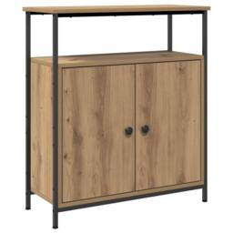 Berkfield Home Sideboard Artisan Oak 70x30x80 cm Engineered Wood in Brown - Size: 70 x 30 x 80 cm - thumbnail 1