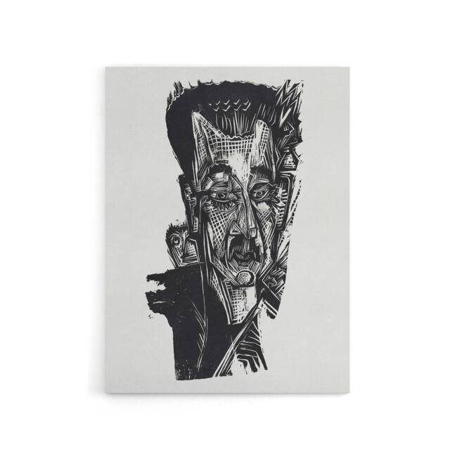 "Artery8 Dr Ludwig Binswanger Portrait Kirchner Canvas Wall Art Print in White - Size: W18"" x H24""" - image 1
