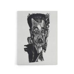 "Artery8 Dr Ludwig Binswanger Portrait Kirchner Canvas Wall Art Print in White - Size: W18"" x H24""" - thumbnail 1