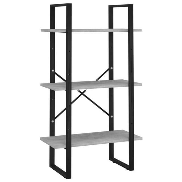 Berkfield Home Storage Shelf Concrete Grey 60x30x105 cm Engineered Wood - Size: 60 x 30 x 105 cm - image 1