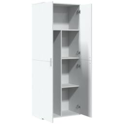 Berkfield Home Highboard White 70x35x180 cm Engineered Wood - Size: 70 x 35 x 180 cm - thumbnail 6