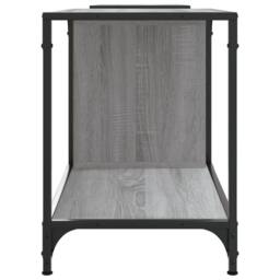 Berkfield Home TV Cabinet Grey Sonoma 203x37x50 cm Engineered Wood - Size: 203 x 37 x 50 cm - thumbnail 5