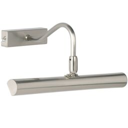 Loops 2 PACK LED Picture Wall Light 2.5W Warm White Satin Chrome Over Head Down Lamp - thumbnail 2