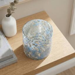 Garden Greatness Maison Ocean Marble Glass Vase - Size: 1 Pack - thumbnail 2