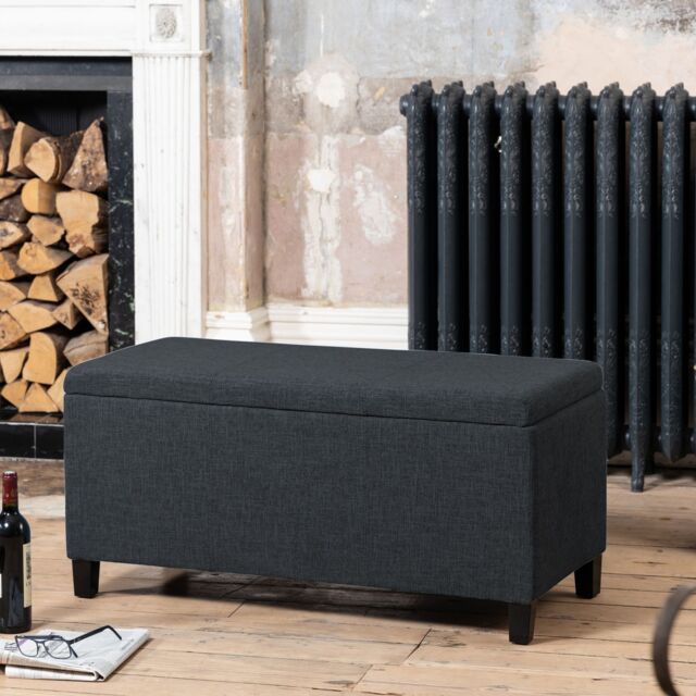 Artemis Home Henbury Storage Ottoman in Black - image 1