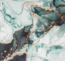 Superfresco Easy Agate Marble Teal & Gold Print To Order 3m x 2.8m Mural in Blue - thumbnail 2