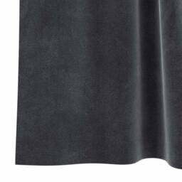 Berkfield Home Blackout Curtains with Hanging Loops 2 pcs Dark Grey Velvet - thumbnail 6