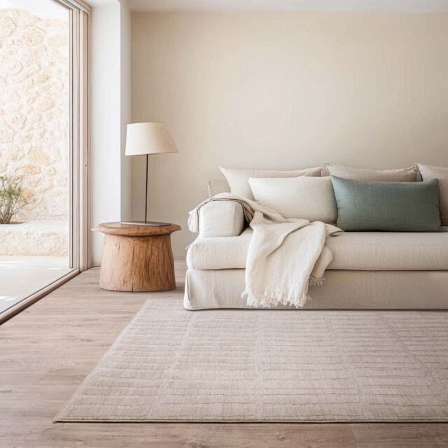The Rug Shop UK Machine Made Natural Modern Abstract Easy to clean Area Rug - Size: 200 cm x 300 cm - image 1