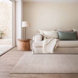 The Rug Shop UK Machine Made Natural Modern Abstract Easy to clean Area Rug - Size: 200 cm x 300 cm - thumbnail 1