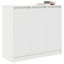 Berkfield Home Sideboard White 85x34x76 cm Engineered Wood - Size: 85 x 34 x 76 cm - thumbnail 4