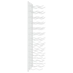 Berkfield Home Wall Mounted Wine Rack for 24 Bottles 2 pcs White Iron - thumbnail 5