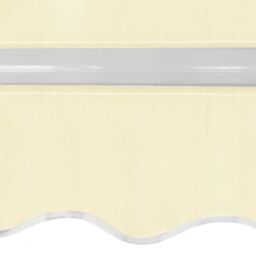 Berkfield Home Folding Awning Manual Operated 600 cm Cream in Beige - thumbnail 4