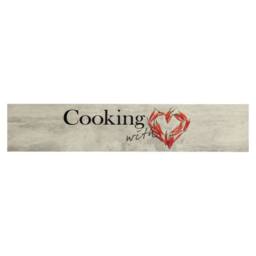 Berkfield Home Kitchen Rug Washable Peper Cooking 60x300 cm Velvet in Grey - thumbnail 2