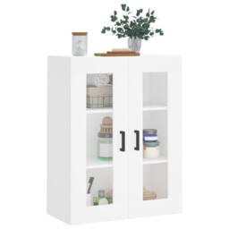 Berkfield Home Wall Mounted Cabinet White 69.5x34x90 cm - thumbnail 4