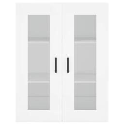 Berkfield Home Wall Mounted Cabinet White 69.5x34x90 cm - thumbnail 7