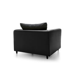 Abakus Direct Dylan Armchair in Black - thumbnail 5