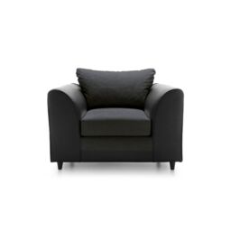 Abakus Direct Dylan Armchair in Black - thumbnail 2