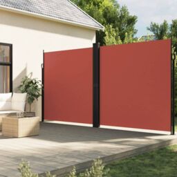 Berkfield Home Retractable Side Awning Terracotta 200x1200 cm in Orange - thumbnail 1