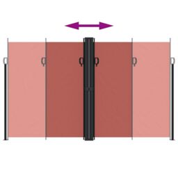 Berkfield Home Retractable Side Awning Terracotta 200x1200 cm in Orange - thumbnail 5