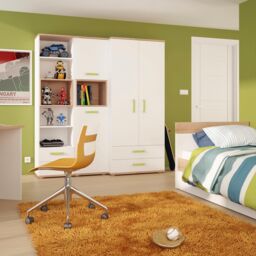 Furniture To Go 4KIDS 1 Drawer Bedside Cabinet in Light Beige - thumbnail 4