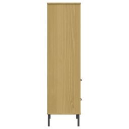 Berkfield Home Bookcase with 2 Drawers Brown 60x35x128.5 cm Solid Wood OSLO - thumbnail 6