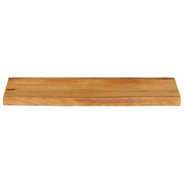Berkfield Home Table Top Live Edge 70x40x2.5 cm Solid Wood Mango in Brown - image 1