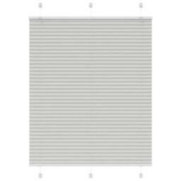 Berkfield Home Pleated Blind Light Grey 105x150 cm Fabric Width 104.4 cm Polyester - thumbnail 2