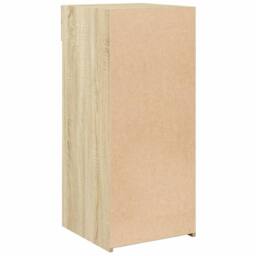 Berkfield Home Sideboard Sonoma Oak 40x42.5x93 cm Engineered Wood in Light Tan - thumbnail 6