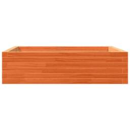 Berkfield Home Decorative Garden Planter Wax Brown 90x90x23 cm Solid Wood Pine - Size: 90 x 90 x 23 cm - thumbnail 5