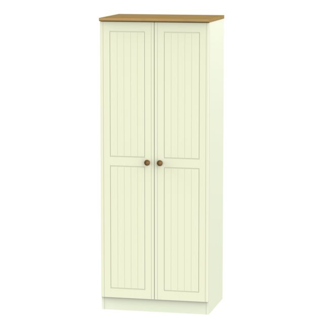 Ready Assembled 2 U Lancaster 2 Door Wardrobe (Ready Assembled) in Cream