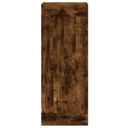 Berkfield Home Wall Mounted Cabinet Smoked Oak 34.5x34x90 cm Engineered Wood in Brown - thumbnail 6