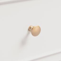 FurnitureboxUK Belle Oak Wood & Cream Chest of Drawers - thumbnail 6