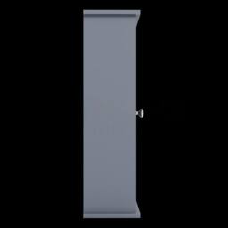 Home Discount Bath Vida Modern Mirrored Wall Cabinet 1 Door Bathroom Storage Unit in Grey - thumbnail 6