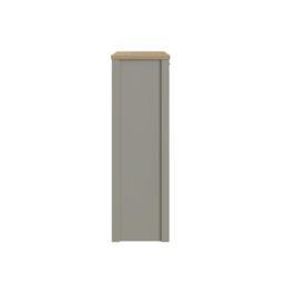 GFW Lancaster 2 Door Shoe Cabinet in Grey - thumbnail 5