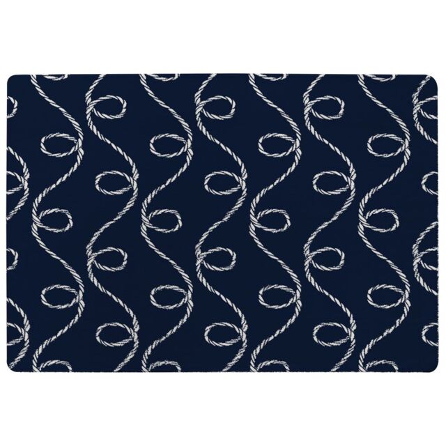 Benjamin Tate Design Swirled Rope Rug in Natural - Size: Large - image 1