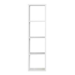 Wyld Haus Shanghai Matt White 4 Cube Storage Unit 4 Shelves - thumbnail 4