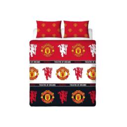 Manchester United FC Theatre of Dreams Duvet Set in Dark Red - Size: Single - thumbnail 5