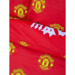 Manchester United FC Theatre of Dreams Duvet Set in Dark Red - Size: Single - thumbnail 2