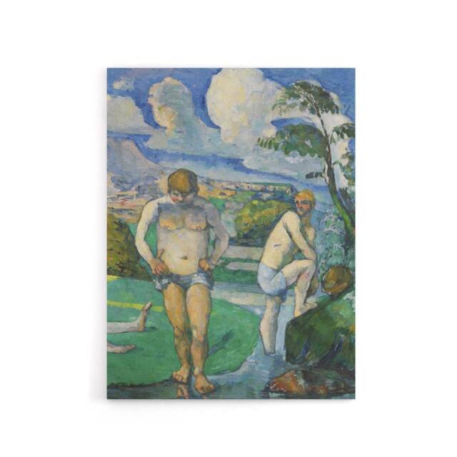 "Artery8 Bathers at Rest Oil Painting Paul Cezanne Canvas Wall Art Print - Size: W12"" x H16""" - image 1