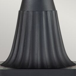 Netlighting Chicago Outdoor Pedestal Light Textured Black IP44 - thumbnail 4