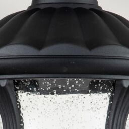 Netlighting Chicago Outdoor Pedestal Light Textured Black IP44 - thumbnail 5