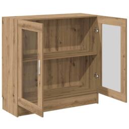 Berkfield Home Book Cabinet Artisan Oak 82.5x30.5x80 cm Engineered Wood in Brown - thumbnail 8