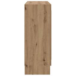 Berkfield Home Book Cabinet Artisan Oak 82.5x30.5x80 cm Engineered Wood in Brown - thumbnail 6