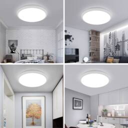 COMELY LED Ceiling Light, 36W Bathroom Lights Ceiling Waterproof IP54, 6500K in White - thumbnail 5